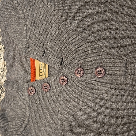 VTG L.L.BEAN MEN'S HENLEY MOCK NECK PULLOVER LONG SLEEVE THERMAL. SIZE XXL-TALL. - Picture 6 of 9